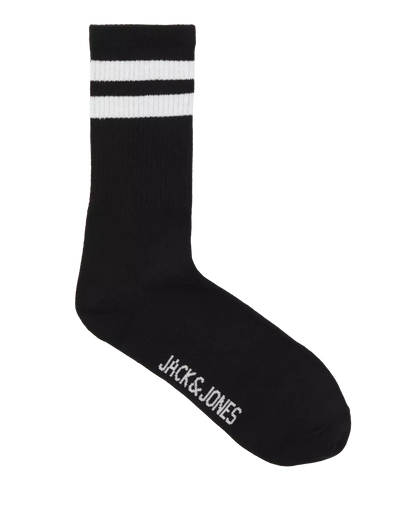 Black Striped 3-Pack Sport Socks