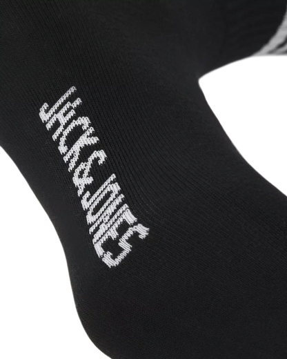 Black Striped 3-Pack Sport Socks