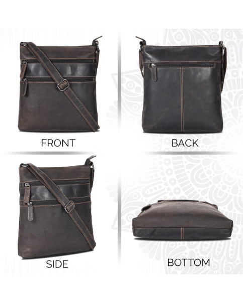 Judy Leather Crossbody Purse