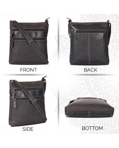 Judy Leather Crossbody Purse