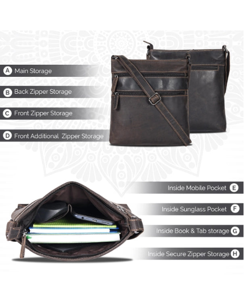 Judy Leather Crossbody Purse