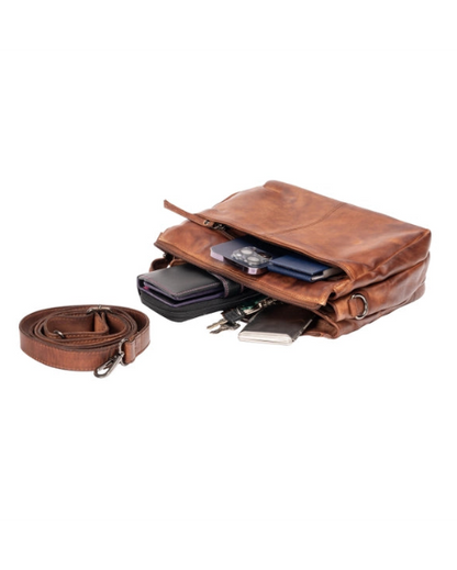 June Leather Crossbody Purse