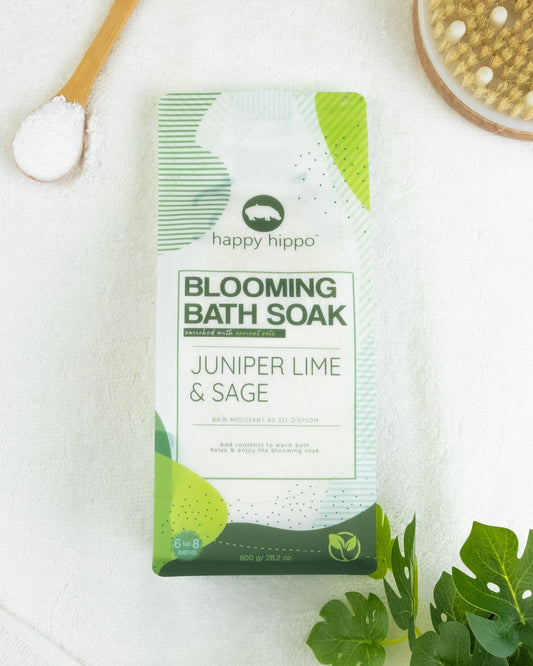 Juniper Lime & Sage Blooming Bath Soak 🍁