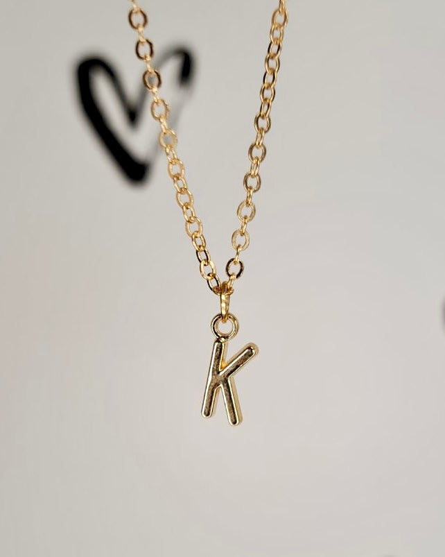 Gold Initial Necklace