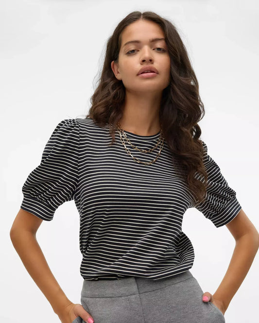 The Kerry O-Neck Stripe Top