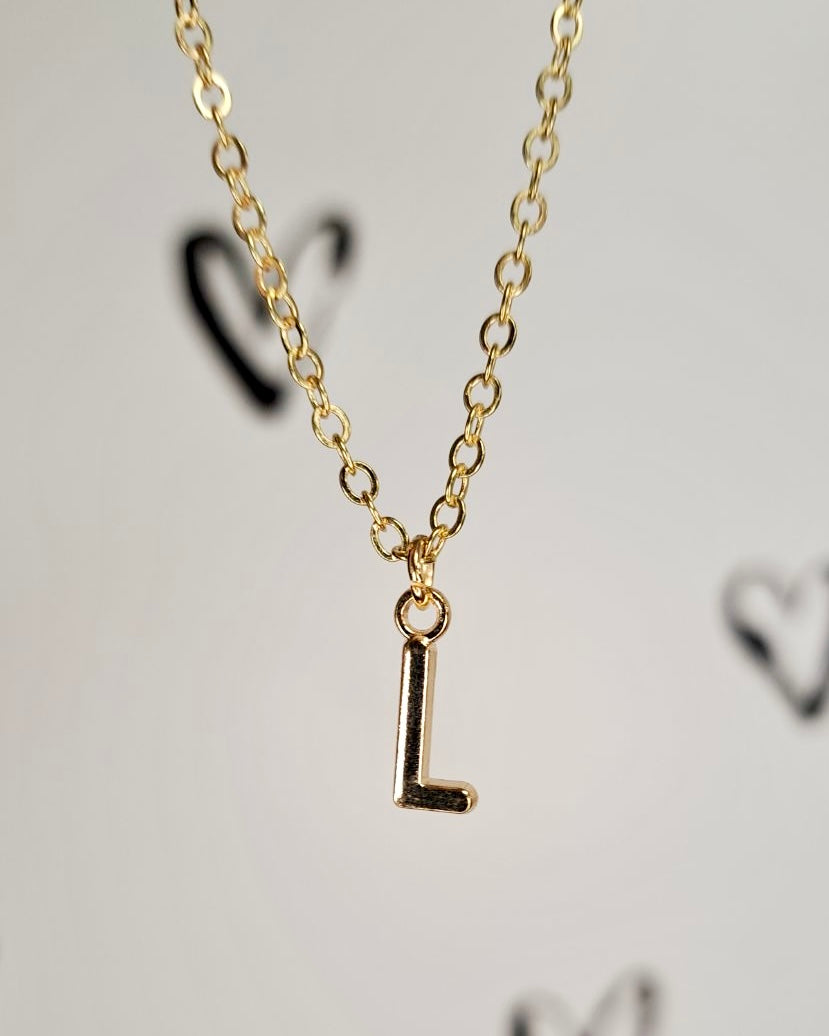 Gold Initial Necklace