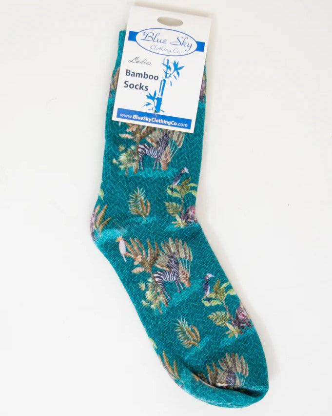 Safari Bamboo Dress Socks 🍁