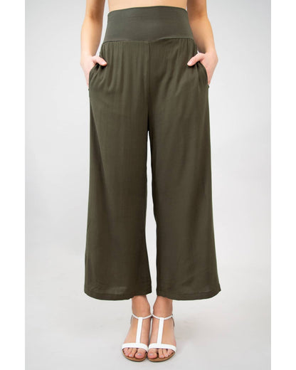 The Landon Linen/Bamboo Capri Pant 🍁 - 4 COLORS