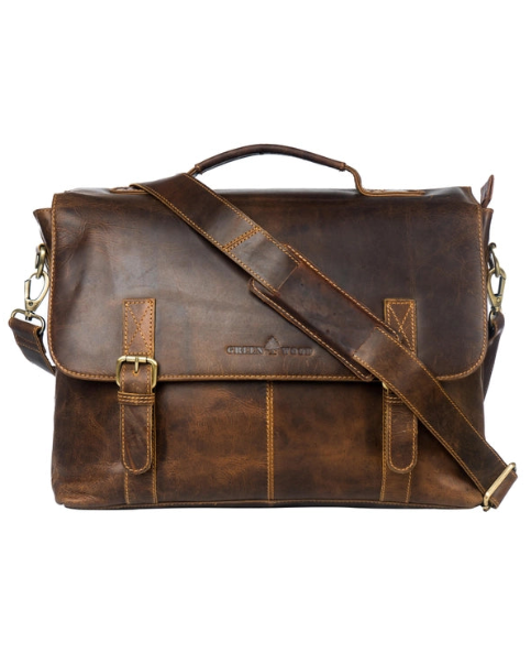 The Unisex Jasper Leather Laptop Bag