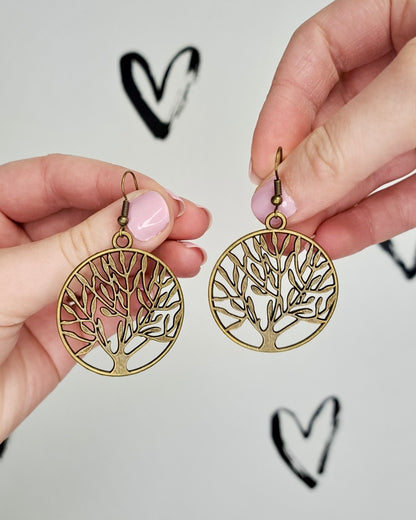 Large Tree of Life Earrings