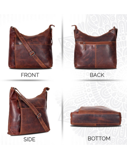 The Layla Leather Crossbody Purse