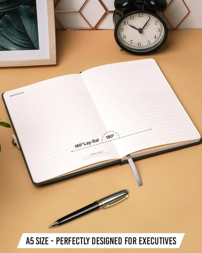 Vegan Leather Hardbound Lined Notebook 🍁