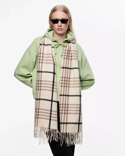 The Lesia Plaid Long Scarf - 4 COLORS