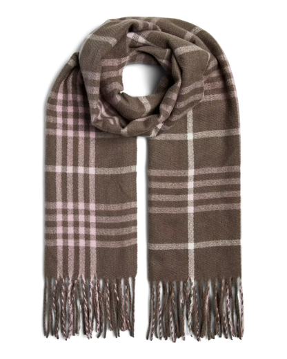 The Lesia Plaid Long Scarf - 4 COLORS