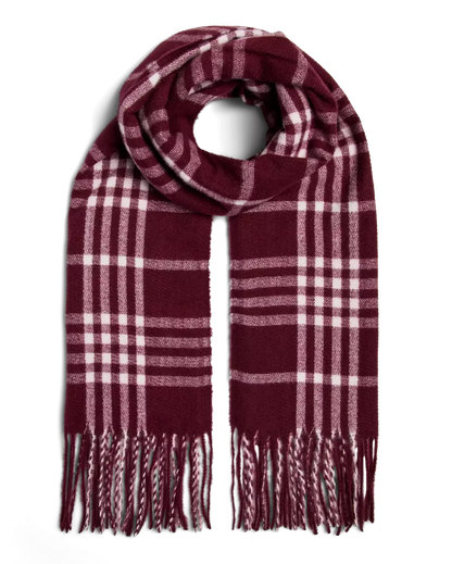 The Lesia Plaid Long Scarf - 4 COLORS