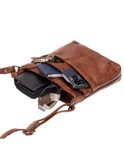 Lisa Leather Crossbody Purse