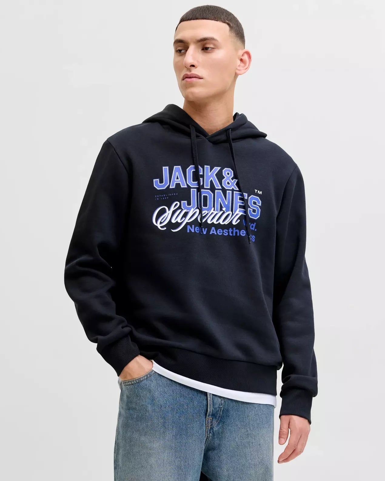 The Jack & Jones Navy Hoodie
