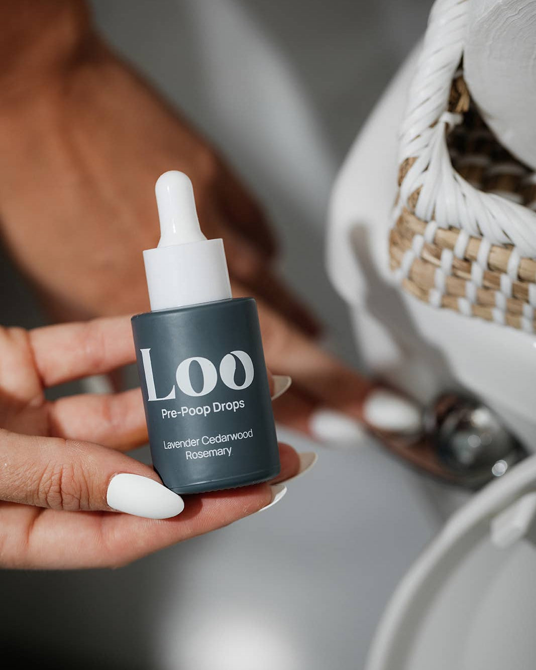 Pre-Poop Toilet Drops (Lavender, Cedarwood + Rosemary)