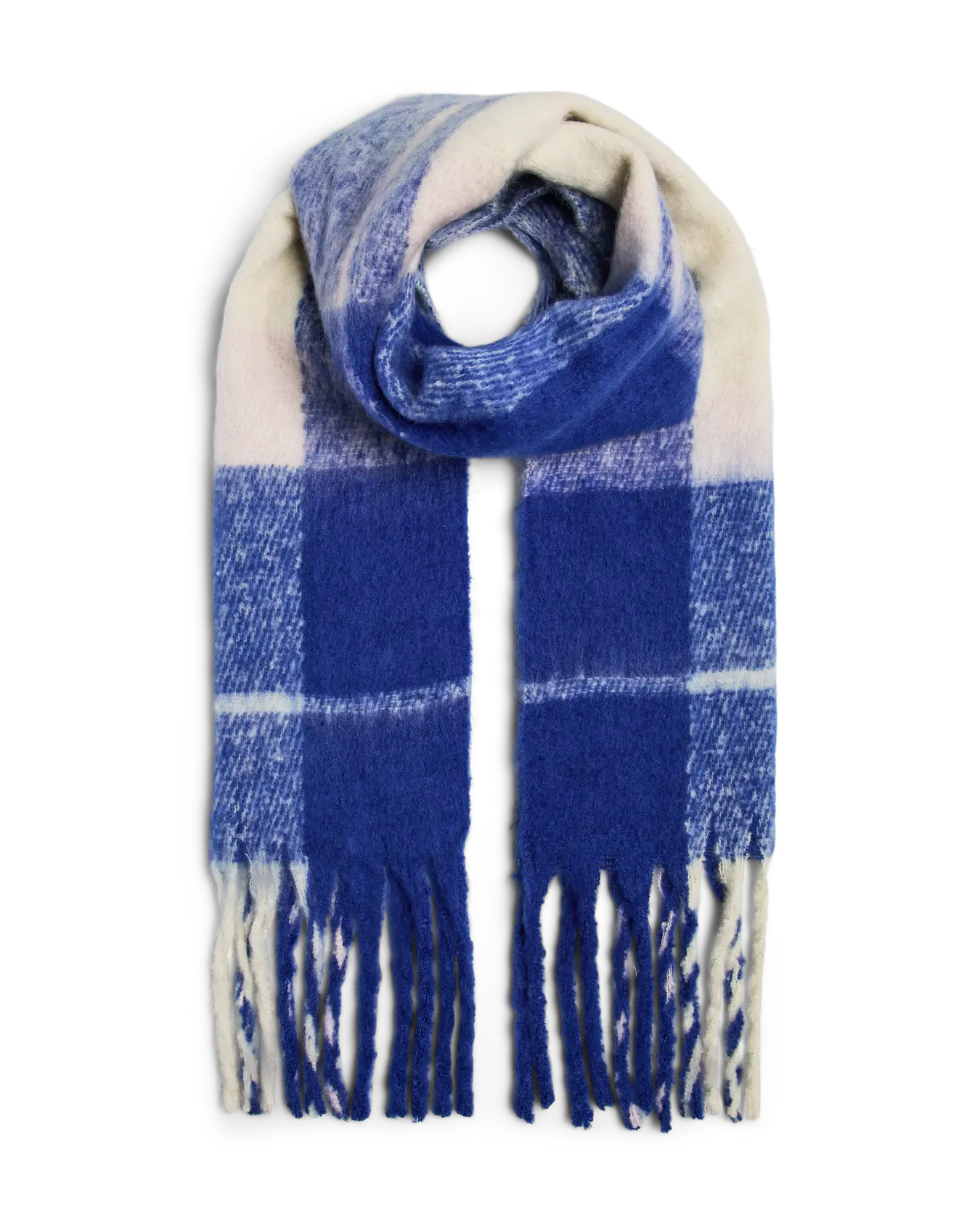 The Lysna Plaid Long Scarf - 4 COLORS