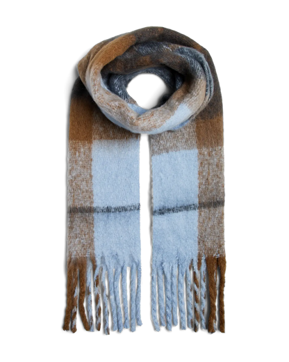 The Lysna Plaid Long Scarf - 4 COLORS