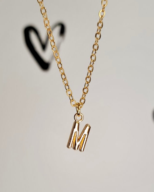 Gold Initial Necklace