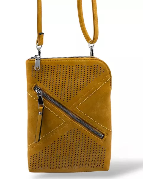Suede Compact Crossbody Purse 🍁 8 COLORS