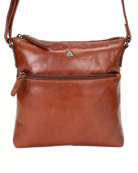 The Maple Leather Compact Crossbody Purse