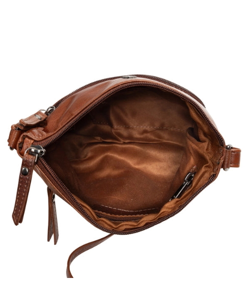 The Maple Leather Compact Crossbody Purse