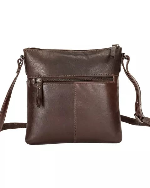 The Maple Leather Compact Crossbody Purse