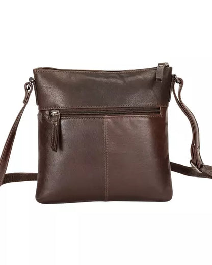 The Maple Leather Compact Crossbody Purse
