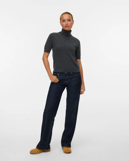 The Marina Half Sleeve Roll Neck Pullover - 3 COLORS