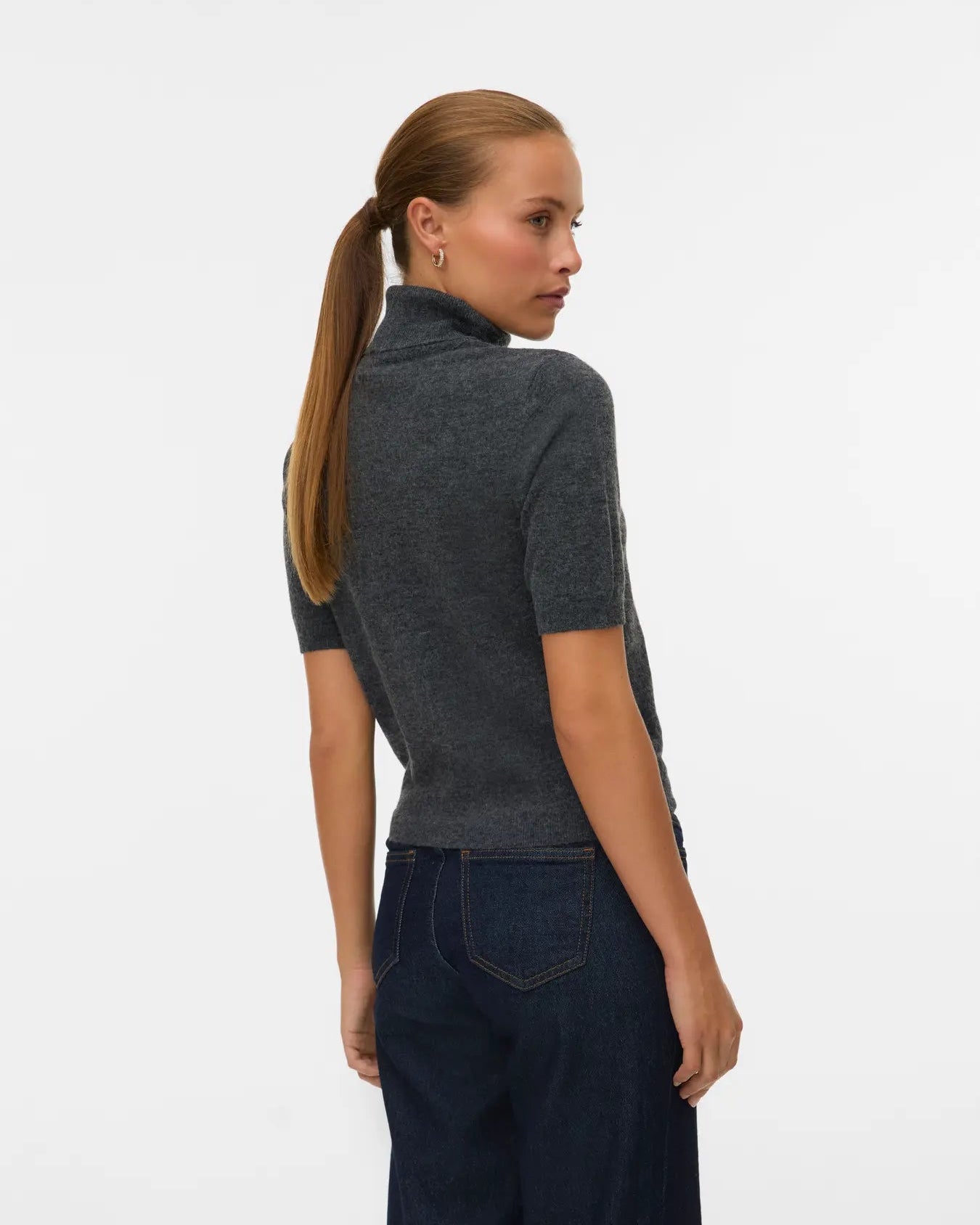 The Marina Half Sleeve Roll Neck Pullover - 3 COLORS
