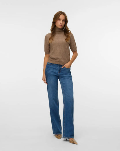 The Marina Half Sleeve Roll Neck Pullover - 3 COLORS