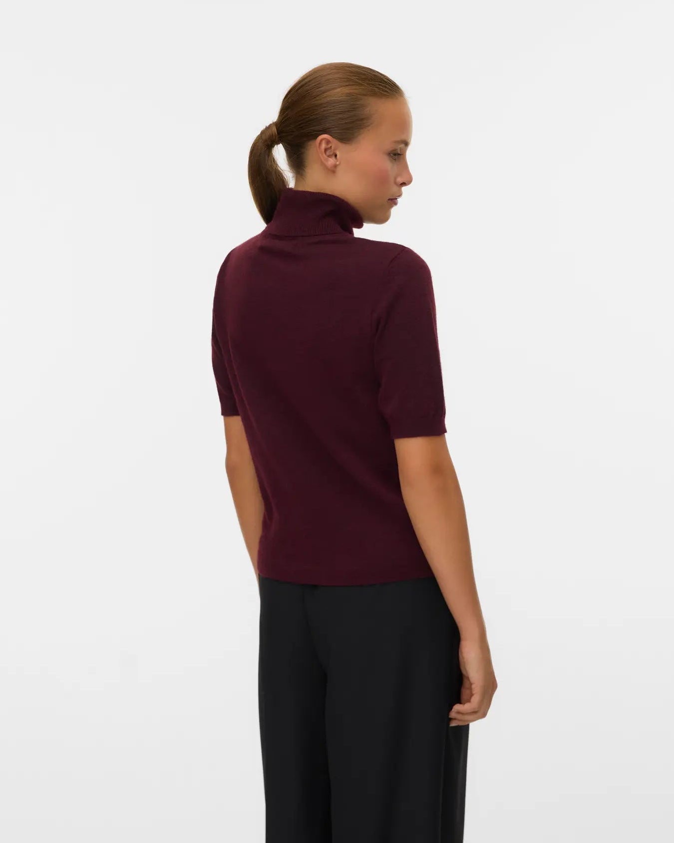 The Marina Half Sleeve Roll Neck Pullover - 3 COLORS