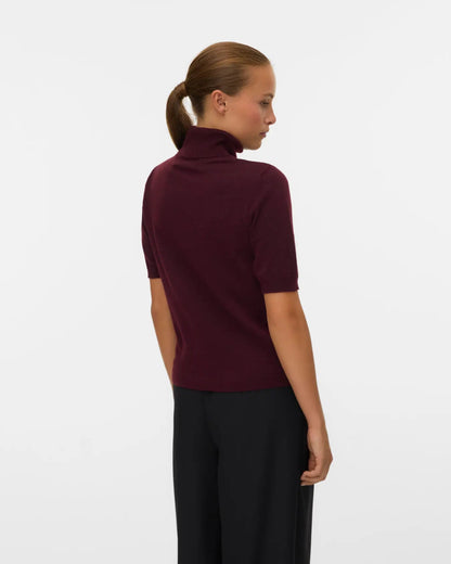 The Marina Half Sleeve Roll Neck Pullover - 3 COLORS