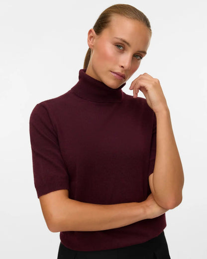 The Marina Half Sleeve Roll Neck Pullover - 3 COLORS