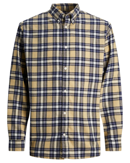 The Flannel Plaid Long Sleeve Shirt  - 5 COLORS