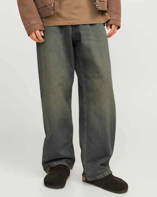 The Ron Wide Leg Blue Wash Jeans
