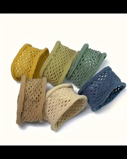 Mesh Seamless Hair Ties