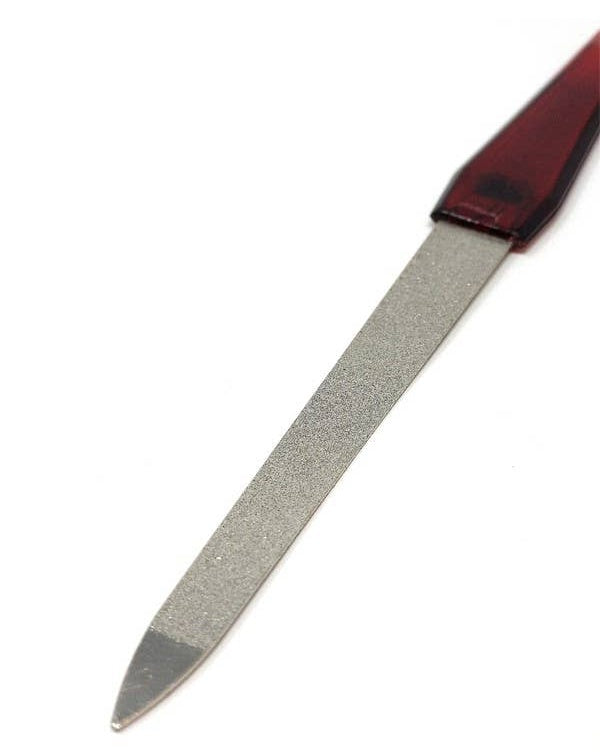 Metal Contoured Rounded Nail File Metal Nail File – Tumbled Earth