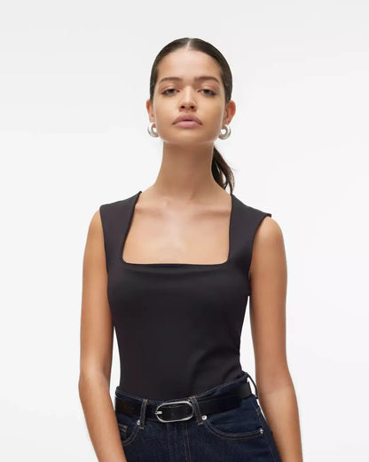 The Million Square Neck Top