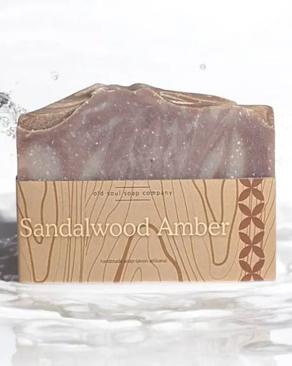 Sandalwood + Amber Natural Soap 🍁