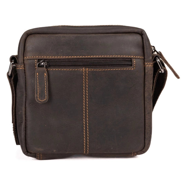 Oliver Unisex Leather Crossbody Bag: 2 COLORS