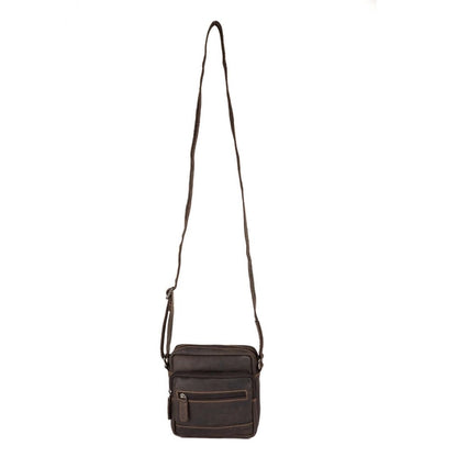 Oliver Unisex Leather Crossbody Bag: 2 COLORS