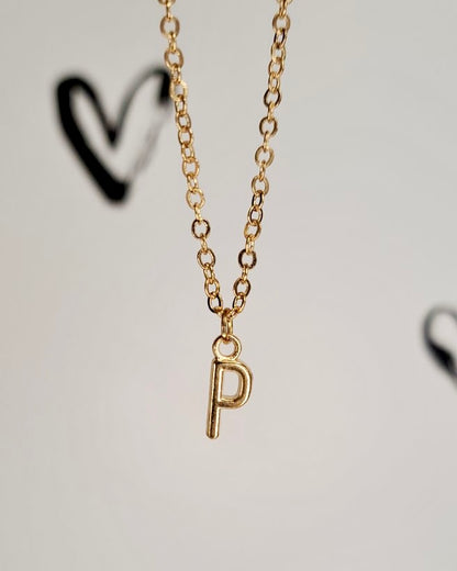 Gold Initial Necklace