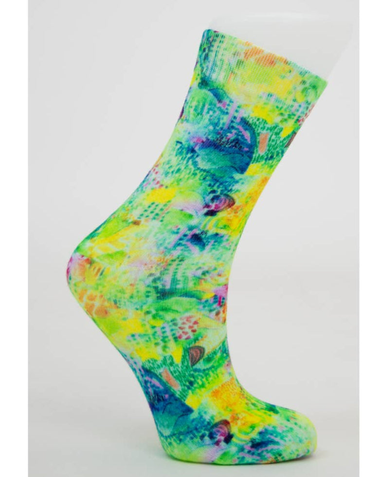 Paint Spill Bamboo Dress Socks 🍁