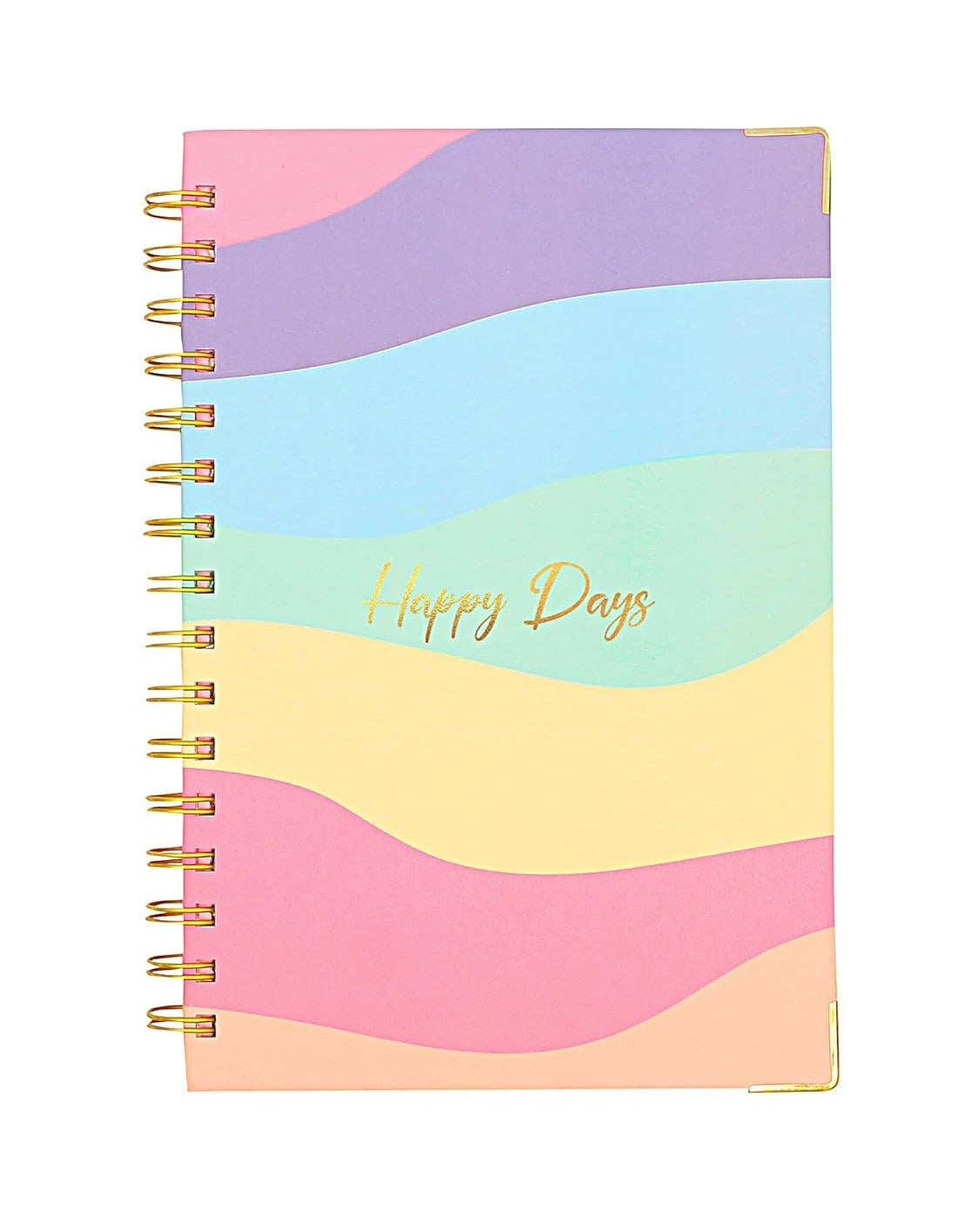 Pastel Rainbow Undated Daily Planner 🍁