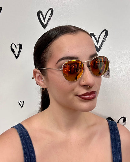 Peace Sunglasses - Orange Lens