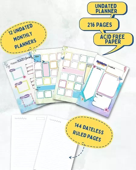 Impressionist Undated Yearly Planner 🍁
