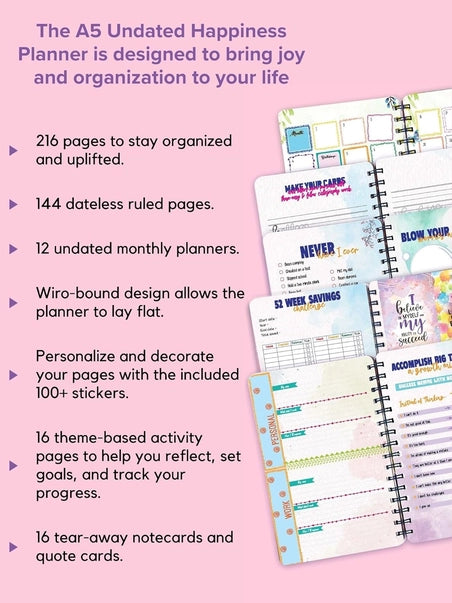 Impressionist Undated Yearly Planner 🍁